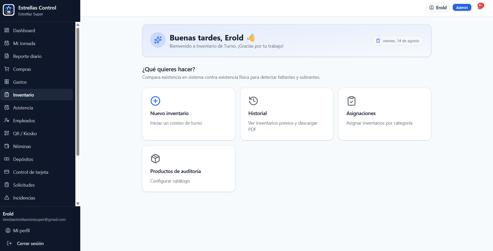 Estrellas Control — 2
